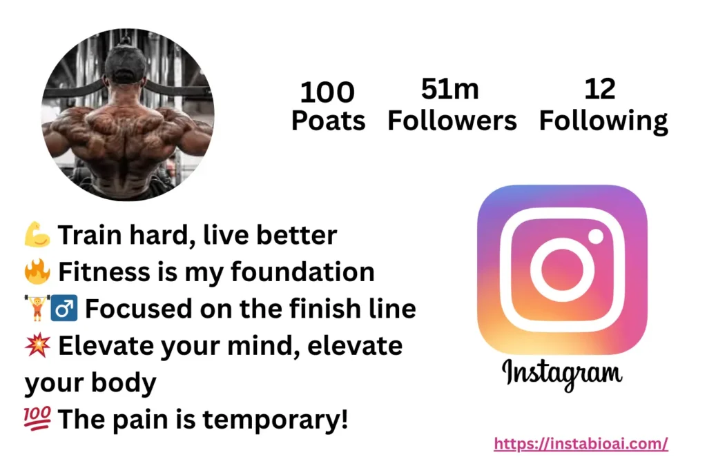 Gym Lover Bio For Instagram