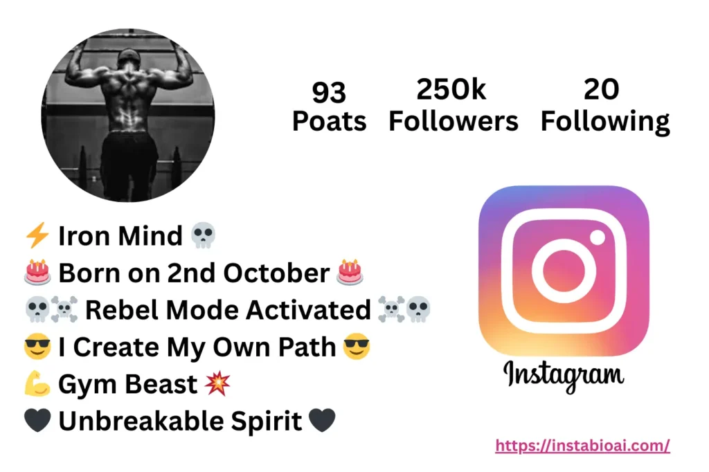 Gym Lover Bio For Instagram