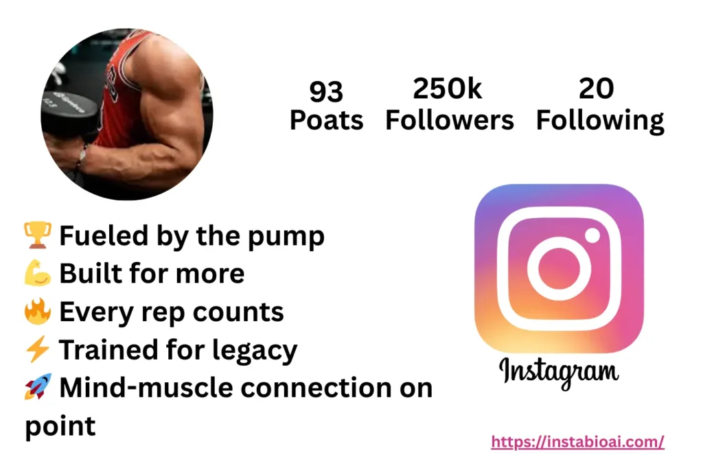 Gym Lover Bio For Instagram