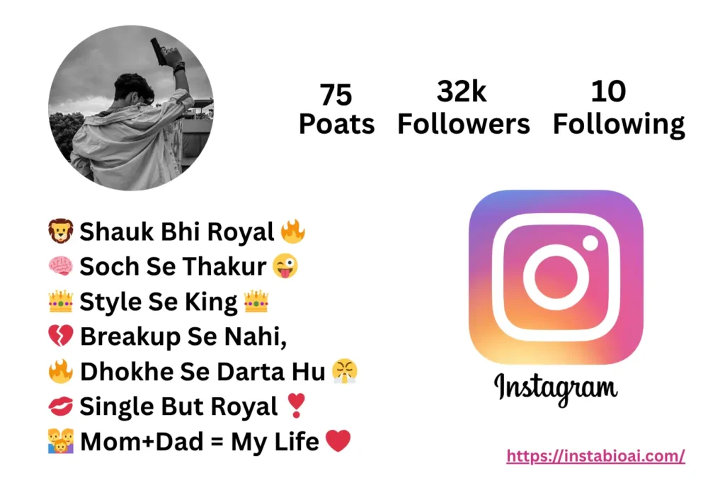Thakur Bio for Instagram