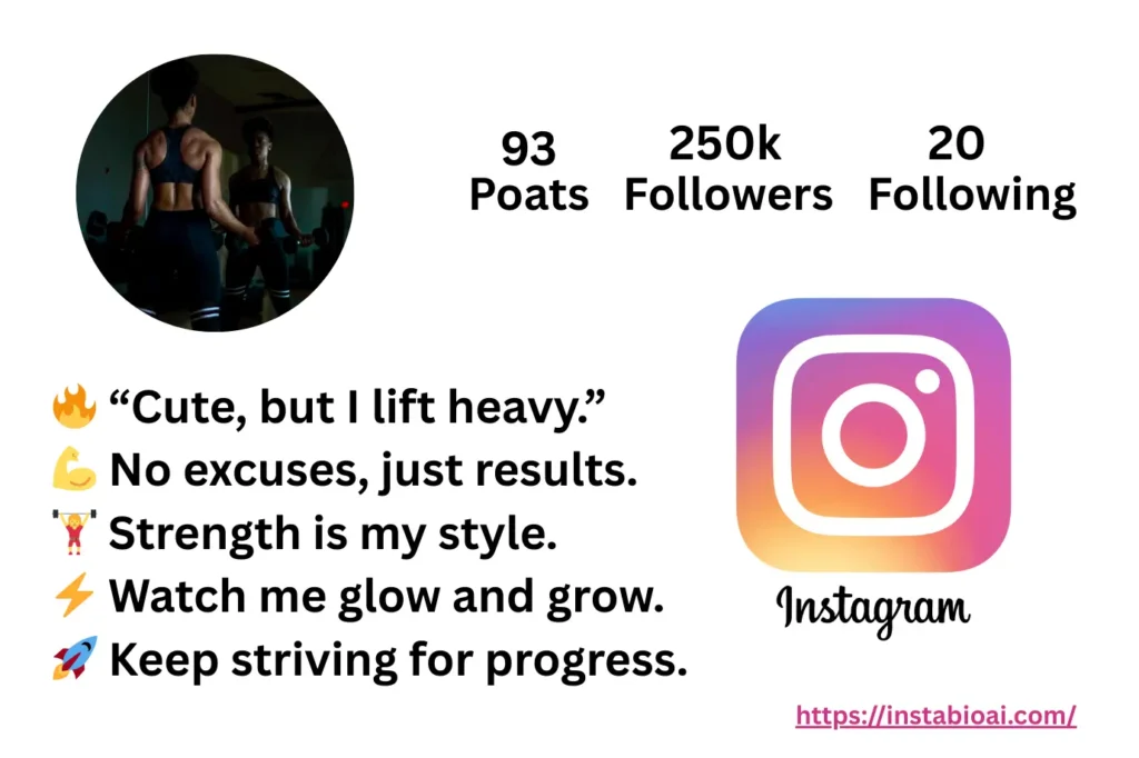 Gym Lover Bio For Instagram