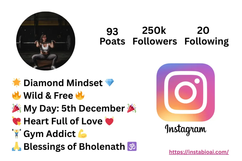 Gym Lover Bio For Instagram