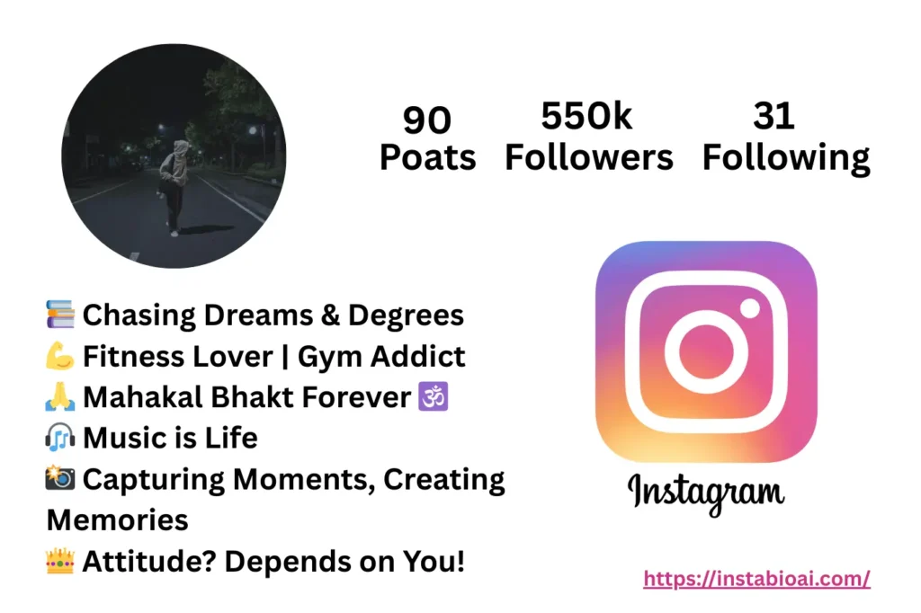 Student Bio for Instagram