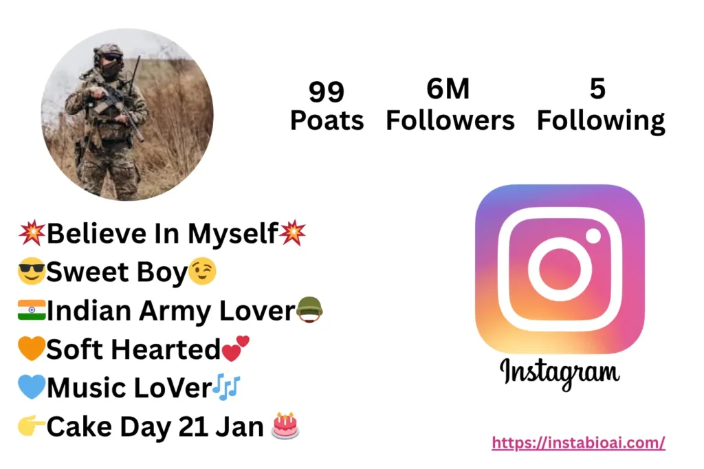 Army Bio For Instagram