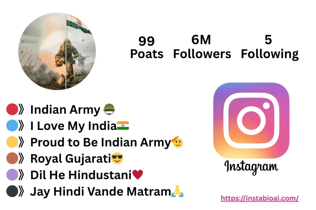 Army Bio For Instagram