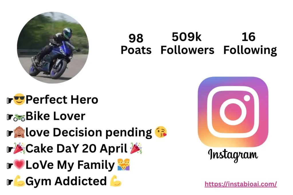 Bike Lover Bio For Instagram