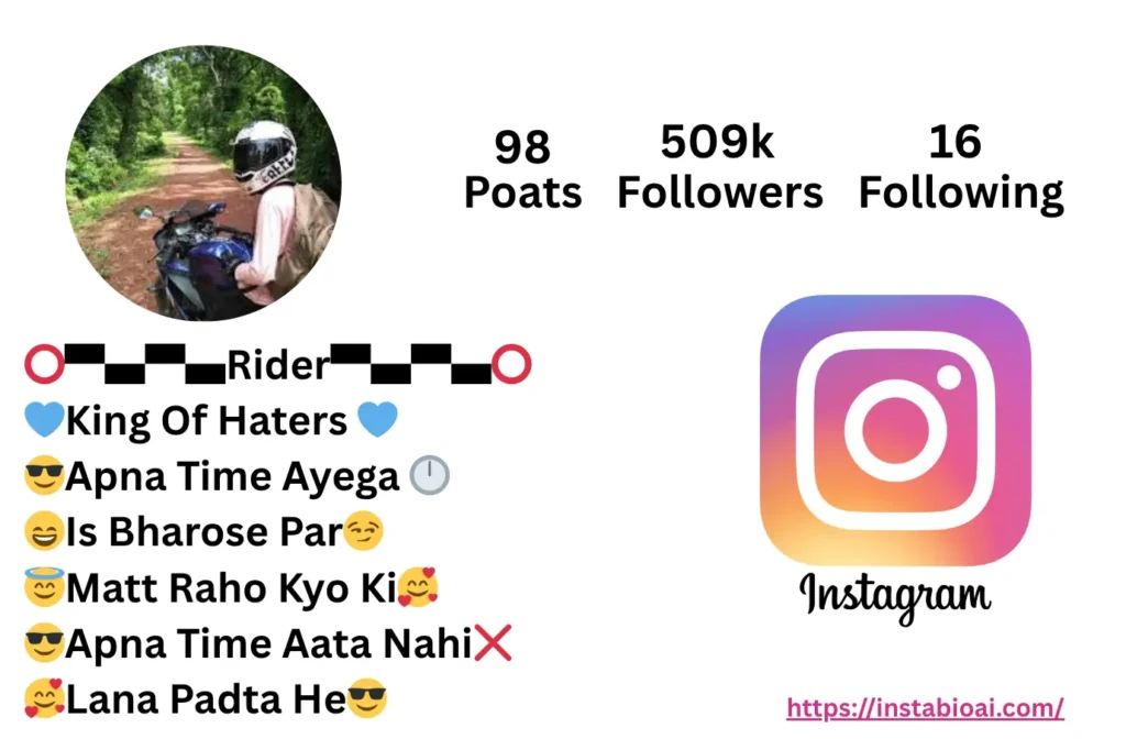 Bike Lover Bio For Instagram