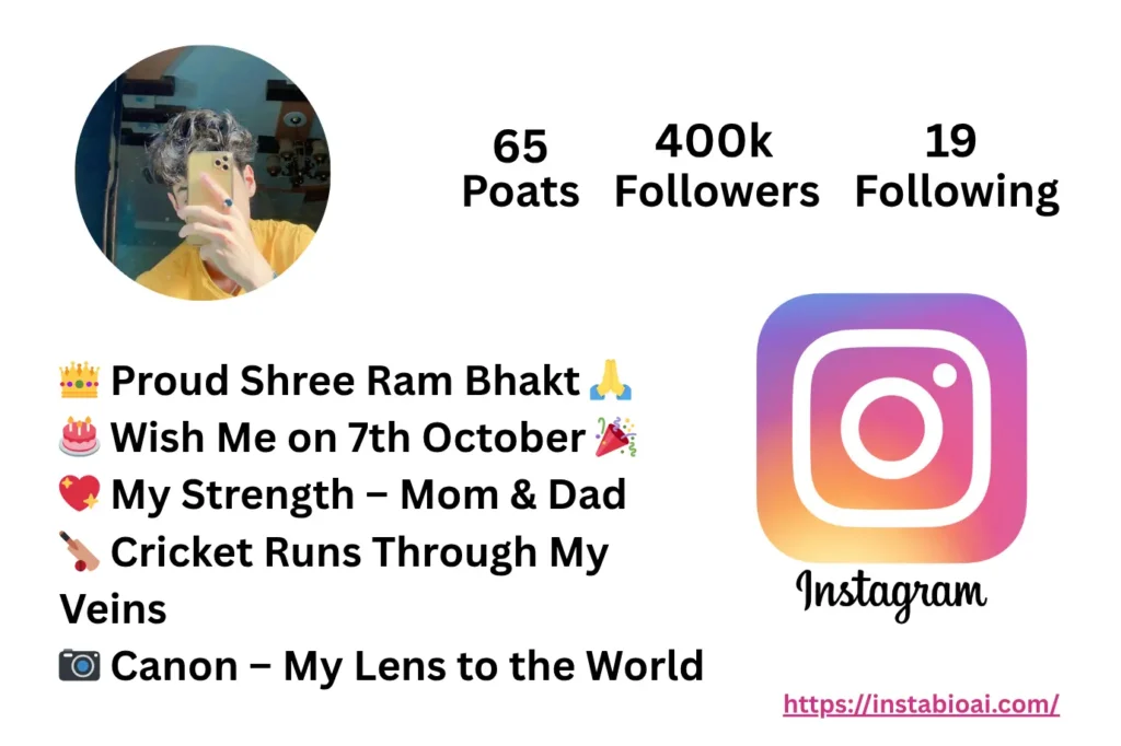 Instagram Bio Hindu Jai Shree Ram