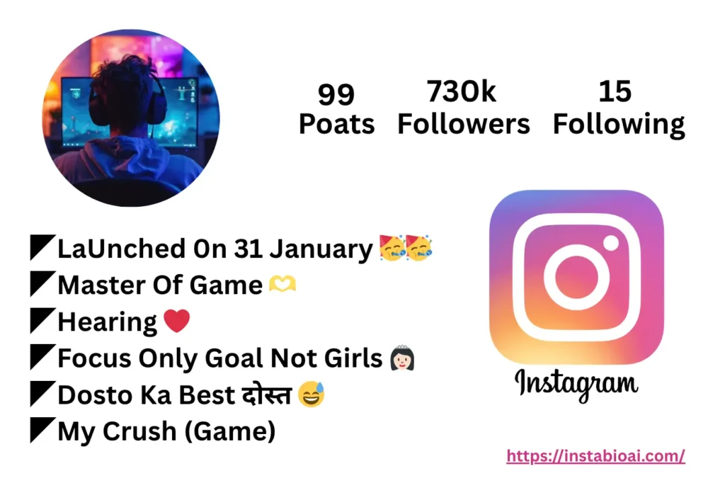 Instagram Bio For Gamers