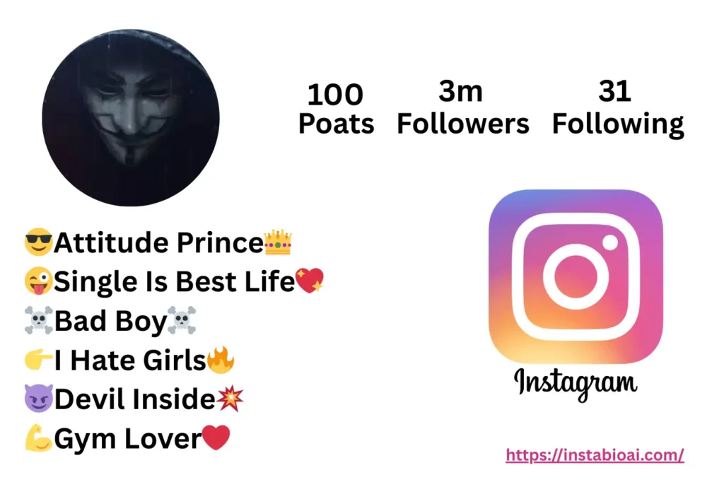 Devil Bio For Instagram