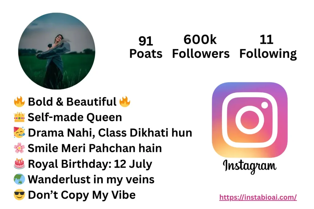Classy Bio for Instagram